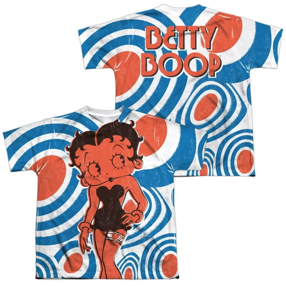 Betty Boop - Mod Rings (Front/Back Print) - Youth Short Sleeve Shirt - Small