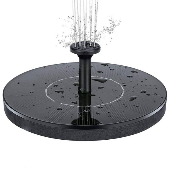 Afoxsos 18 cm Solar Powered Water Colorful Floating Fountain for Pool and Pond Pump, Garden Outdoor Decor