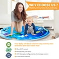 thumbnail image 2 of Tummy Time Mat, BUSATIA Water Play Mat for Babies Inflatable Tummy Time Water Play Mat for Infants and Toddlers 3 to 12 Months Promote Development Toys, Cute Baby Play Mat, 2 of 6