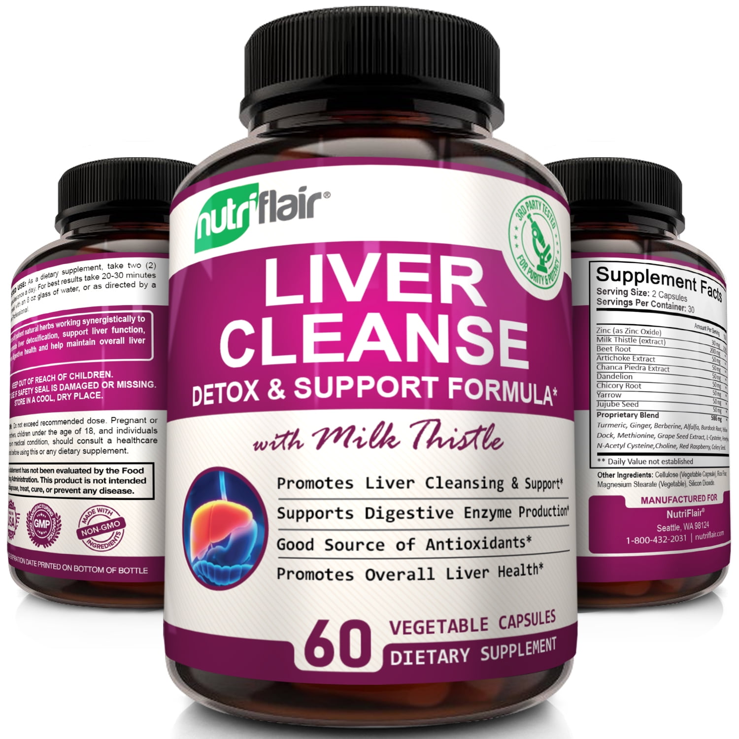 Liver cleanse tablets