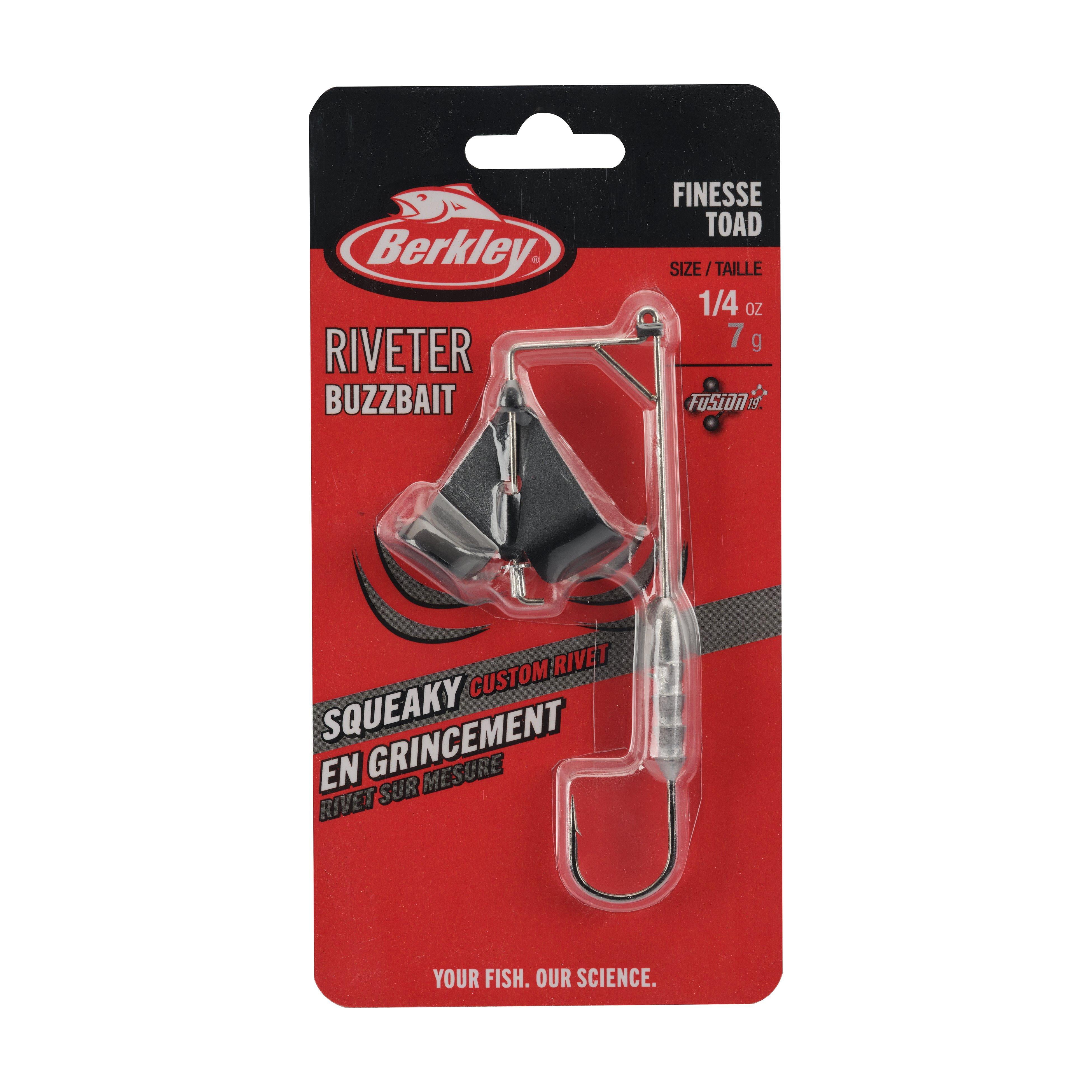 Berkley Toad Riveter Finesse, 1/4 oz, Black