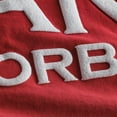 thumbnail image 3 of Women's Cardinal Arkansas Razorbacks Ombre Long Sleeve Dip-Dyed Spirit Jersey, 3 of 3