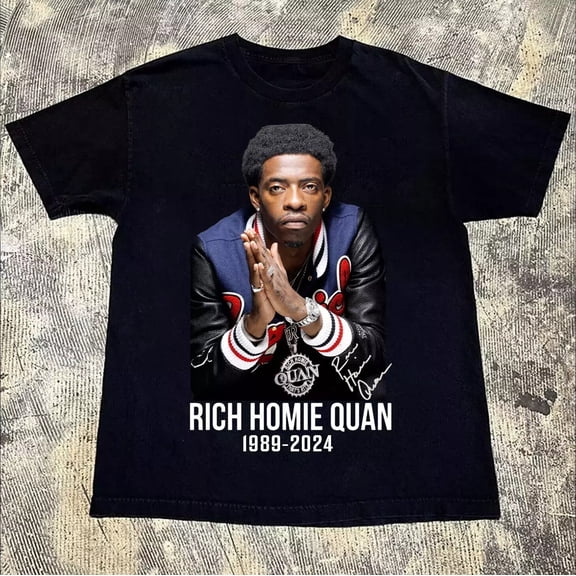 Rich Homie Quan 1989-2024 Gift For Fans Unisex S-3XL T-Shirt