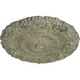 thumbnail image 3 of Ekena Millwork 21"OD x 2"P Marseille Ceiling Medallion (Fits Canopies up to 7 3/8"), Hand-Painted Castle Stone Crackle, 3 of 6