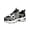 Black, variant on Dlongli Women's Fashion Platform Shoes for Women,Comfortable Casual Walking Shoes