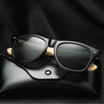 thumbnail image 1 of Gafas de sol polarizadas de moda personalizadas Gafas de sol con pata de bambú Moso Gafas de sol retro con clavos de arroz para hombres y mujeres, 1 of 1