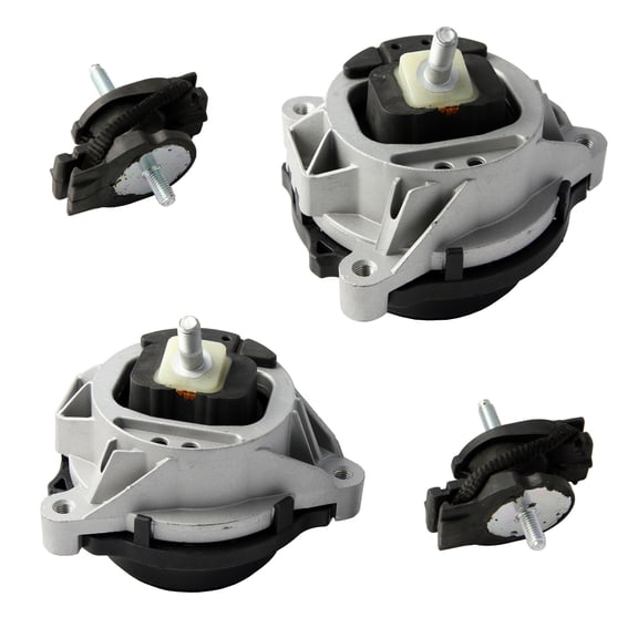 StanceMagic - 4pcs Solid Motor Mounts Set Compatible with BMW 2012-2016 328i 320i 228i 428i  - Engine Mount Kit