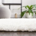thumbnail image 4 of SAFAVIEH Arctic Giselle Solid Polyester Shag Area Rug, Ivory, 10' x 14', 4 of 7