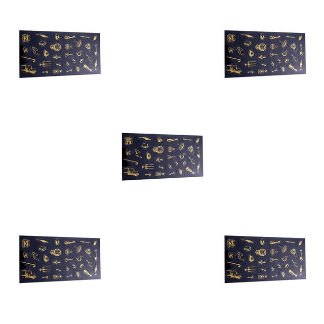 Bearachild Pegatinas Pegatina transparente Calcomanías de almacenamiento de inventario Moldes de silicona con película transparente en formas variadas fantasma de la ópera 5piezas Bearachild CBP207836