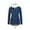 Dark Blue, variant on GaThRRgYP Womens Coats Plus Size Womens Tops Women's Winter Solid Color Thickened Plush Cotton Plush Collar Coat Cotton Jacket Warm Plush Coat