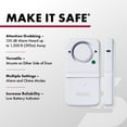 thumbnail image 4 of SABRE Wireless Home Security Door Window Burglar Alarm, 120 dB Siren, 4 of 7