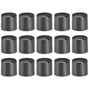 Unique Bargains 6mm Shaft Hole Knob for Speaker Effect Pedal Amplifier Potentiometer Knob 14x14mm 15 Pcs