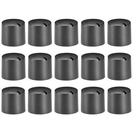 Unique Bargains 6mm Shaft Hole Knob for Speaker Effect Pedal Amplifier Potentiometer Knob 14x14mm 15 Pcs