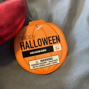 Devil Halloween Headband, Red Shiny 3+