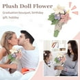 thumbnail image 1 of JELLYCAT 12" Hand Bouquet Plush Toy, Muñeco de Peluche de Animales Suaves y Blandos, Ideal como Regalo de Cumpleaños, Pascua y Navidad para Niños y Adultos (Rosa), 1 of 9