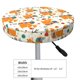 thumbnail image 4 of Balery Squirrel With Colorful Tail Fundas de asiento para taburete de bar redondo de tela de terciopelo ajustables que protegen de arañazos y manchas para sillas de 14 a 17 pulgadas.-12 inch, 4 of 7