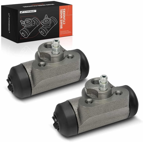 A-Premium Rear Drum Brake Wheel Cylinder Compatible with Select Chevrolet and GMC Models - Silverado 1500 2005-2008, Silverado 1500 Classic 2007, Sierra 1500 2005-2008, Sierra 1500 Classic, 2-PC Set