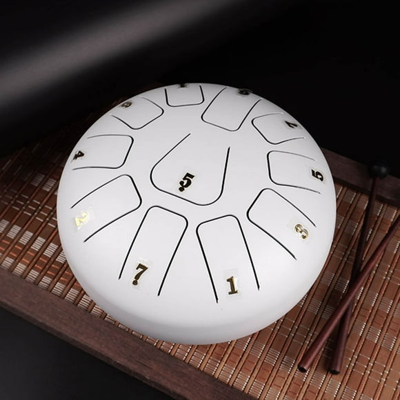 Suncoda Decoration Ornaments, Buddha Stones Steel Tongue Drum, Mini Handpan Drum, Worry- Drum, Handpan Drum, for Kids Adults Education Entertainment Yoga Zen Gifts
