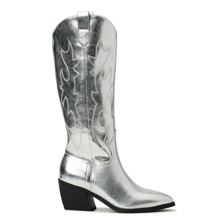 Madden NYC Women's Embroidered Tall Western Boots, Sizes 6 Madden NYC Women's Embroidered Tall Western Boots, Sizes 6
