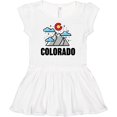 thumbnail image 3 of Inktastic Colorado Mountains and Clouds Girls Baby Dress, 3 of 5