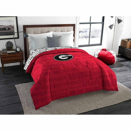 Ncaa Georgia Bulldogs Anthem Twin Or Full Bedding Comforter 1