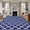 Blue, variant on 5'x8' Area Rugs, Navy Blue Morocco Indoor Outdoor Area Rug for Living Room Bedroom, Modern Farmhouse Geometric Textured Washable Bathroom Rugs Kitchen Floor Carpet Mats Home Decor Aesthetic