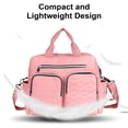 thumbnail image 6 of Diaper Bag Tote,AILKIN Baby Diaper Bag with 3 Insulated Pockets Adjustable Shoulder Strap Dry & Wet Compartment Large Capacity Bag Maternity Mommy Travel Diaper Bag for Boys Girls,Women(Pink), 6 of 8