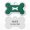 Green, variant on Monebena Personalized Pet ID Tags Personalized Dog and Cat Tags, Custom Engraved, Easy to Read, Cute Glitter Paw Tag Dog Bone Shape M001