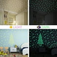 thumbnail image 5 of 100 Pcs Pink Glow in The Dark Luminous Stars Fluorescent Noctilucent Plastic Wall Stickers Murals Decals for Home Art Decor Ceiling Wall Decorate Kids Babys Bedroom Room Decorations, 5 of 7