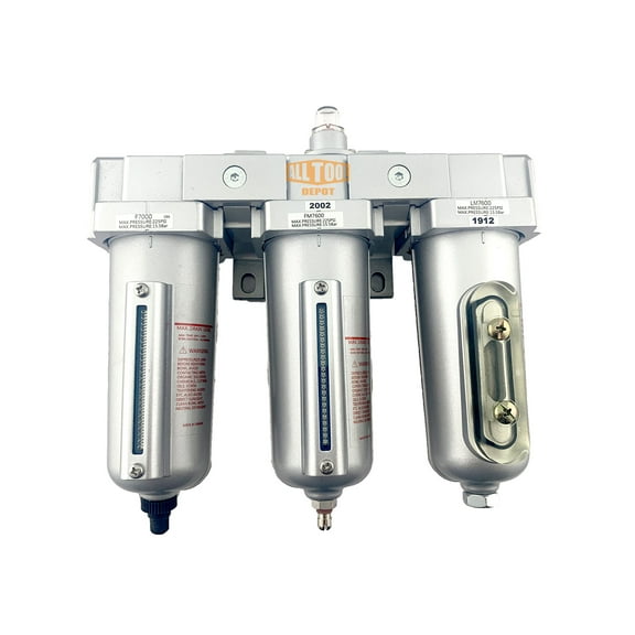 1/2" NPT HEAVY DUTY Industrial Grade 3 Stages Filter Coalescing Desiccant Dryer System (AUTO DRAIN)