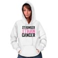thumbnail image 4 of Stronger Than Breast Cancer Warrior Hoodie Sweatshirt Women Brisco Brands X, 4 of 6