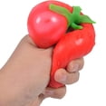 thumbnail image 4 of Nrmvnmi Realistic Strawberry Squeeze Ball, Funny Fruit Squeeze Ball, Desk Decor & Prank Gift, Anxiety Stress Relief Party Favor Gifts for Adults, 4 of 8