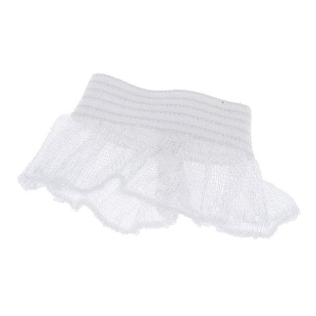 Minifalda con volantes de malla a escala 1/12 para 6\\\\\\\'\\\\\\\' Blanco