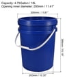 thumbnail image 2 of Plástico Pintura Cubo Multipropósito Recipiente 4,75 Galones/18L Pintura Lata con Espiga Grifo Dispensador Tapa, Azul Unique Bargains cubos industriales, 2 of 6