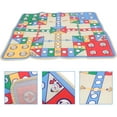 thumbnail image 2 of Flying Chess Carpet Aeroplane Chess Rug Playmat Fun Family Parent-child Game Party Travel Game (90 x 90cm, Plastic Pieces), 2 of 8