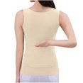 thumbnail image 4 of Thermal Tank Tops Women Underwear Tops Sleeveless Undershirt Cotton Camisole Women Warm Base Layer for Women Beige XXXL, 4 of 4