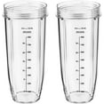thumbnail image 1 of 32OZ Large Cup Replacement for Ninja Pro Personal Blender Cups Compatible with Ninja Nutri Professional Plus Kitchen System bl450c BL451C bl481c BN750C bn751c BN801C bn400c SS101C ss351c (2 Pack), 1 of 7