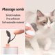 thumbnail image 4 of 2-In-1 Cat Brush Set Pet Hair Removal Shedding and Grooming Comb for Short Haired Cats Stainless Steel Needle Portable Easy to Clean Soft, 4 of 4