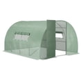 thumbnail image 2 of Outsunny 13' x 10' x 6.5' Outdoor Portable Walk-In Greenhouse with PE Cover, 2 of 9