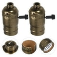 thumbnail image 3 of 2pcs Light Socket Replacement Lamp Holder Light Socket Vintage Light Socket Socket Light Fixture Replacement Lamp Socket Lamp Socket Part, 3 of 5