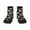 2 Black-1, variant on Pink Sleeping Fox Print Adult Socks, Crew Moisture-wicking Socks, Unisex Cushion Crew Socks,Casual Sports Ankle Socks