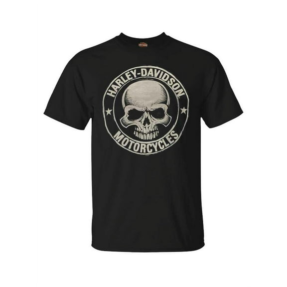 Men's H-D Skull Badge Short Sleeve T-Shirt Black. 30298293, Harley Davidson