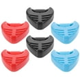 thumbnail image 5 of KAKOWELY 6pcs Plastic Guitar Pick Storage Box Drop-shaped Guitar Clip Box Paste Box for Standard Pick,1.42"X1.26"X0.39", 5 of 5