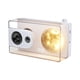 thumbnail image 2 of Altavoz inalámbrico transparente con pantalla LED y despertador. Blanco, 2 of 9