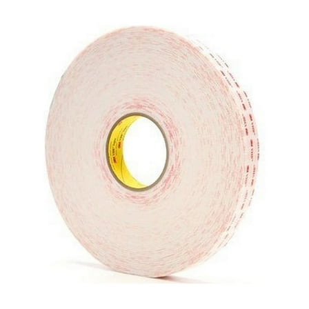 3M 4930 Vhb Tape White 1/2" X 5 Yard Roll (25 Mil)