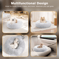 thumbnail image 6 of CshidWorld 20 Inch Calming Donut Dog Bed for Small Dogs, Anti-Anxiety Cozy Soft Round Pet Bed, Fluffy Washable Dog Bed for Small Medium Dogs and Cats, 6 of 9