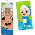 thumbnail image 2 of Cocomelon 861544 27 x 54 in. Little Shark Beach Towel, Blue & Green, 2 of 2