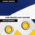 thumbnail image 4 of G128 Combo Pack: 6 Ft Tangle Free Aluminum Spinning Flagpole (White) & Kiribati I-Kiribati Flag 3x5 Ft, LiteWeave Pro Series Printed 150D Polyester | Pole with Flag Included, 4 of 9