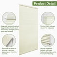 thumbnail image 3 of MiLin No Drill Cellular Shades - Cordless Cellular Blinds No Tools for Indoor Windows Bottom Up Blinds Tension Shades Easy to Install for Home Office (Light Filtering, Creamy, 27 1/2" W X 70" H), 3 of 6