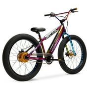 Hyper Bicycles 26 Jet Fuel Electric BMX Fat Tire E-Bike with Pedal-Assist, 250W Motor, Adult, Jet Fuel